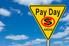 Pay Day Warning Sign